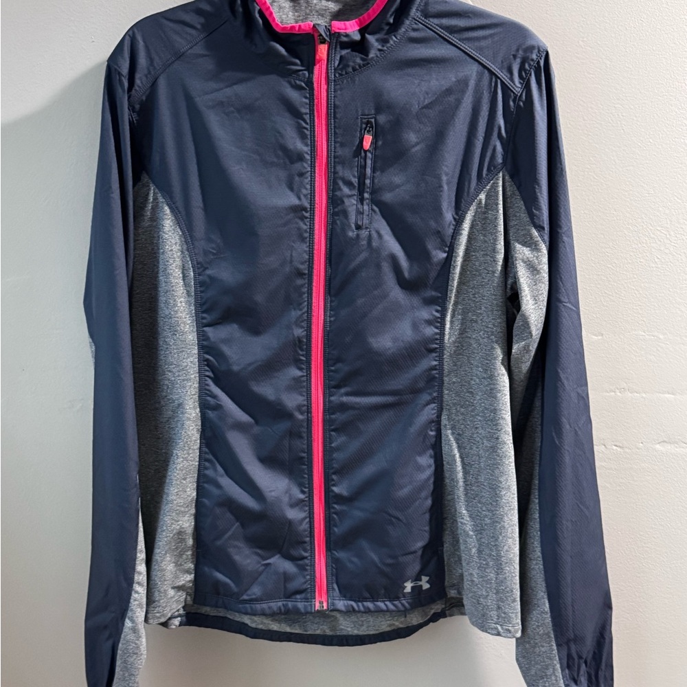 Under Armour Women's Navy and Gray Jacket